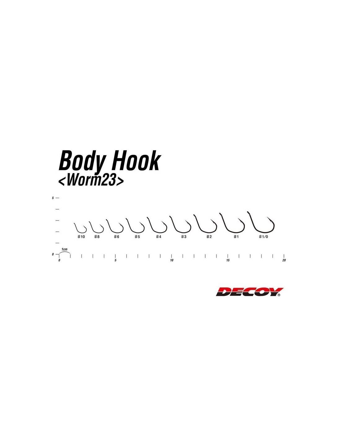 DECOY Worm 23 Body Hook #6